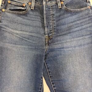 Wedgie Straight Levi’s - Blue Denim Jeans